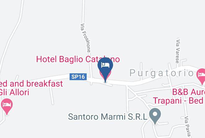 Trapani - Hotel Baglio Catalano Maps