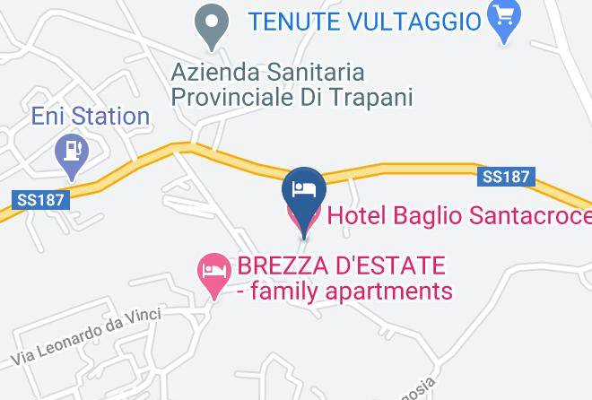 Trapani - Hotel Baglio Santacroce Maps