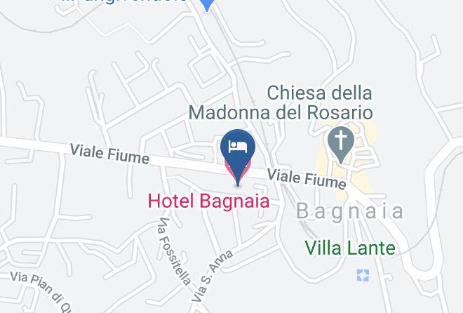 Viterbo - Hotel Bagnaia Maps