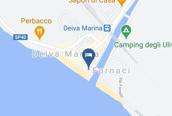 La Spezia - Hotel Bagni Arcobaleno Sas Maps