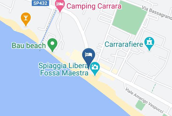 Massa Carrara - Hotel Bagno Stella Del Mare Maps