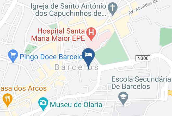 Barcelos - Hotel Bagoeira Maps