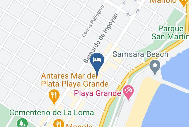 General Pueyrredon Partido - Hotel Bagu Playa Grande Maps