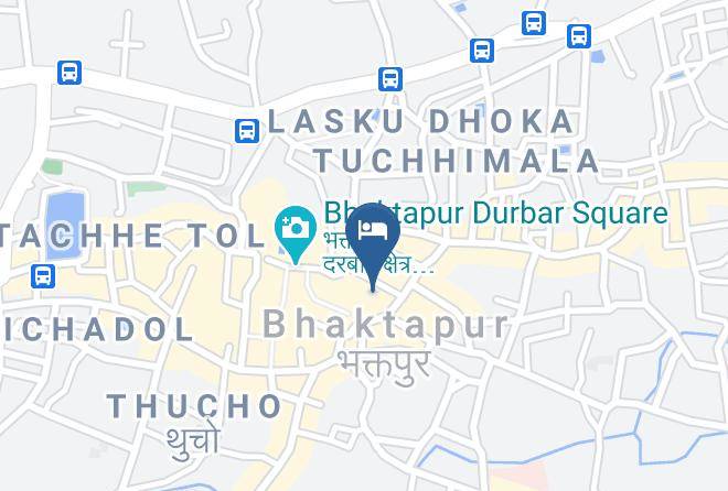 Kathmandu - Hotel Baha Restaurant And Cafe Maps