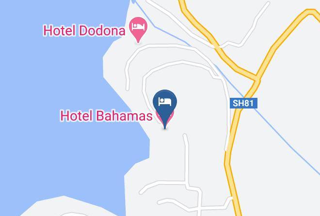 Saranda - Hotel Bahamas Maps