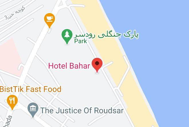 Rasht - Hotel Bahar Maps