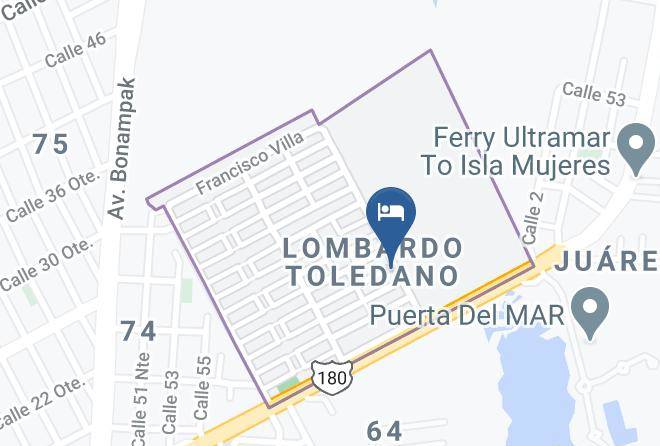 Benito Juarez - Hotel Bahari Maps