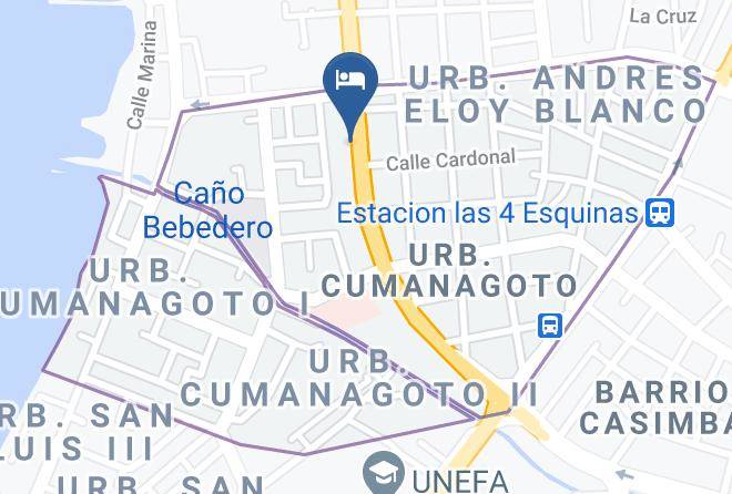 Sucre - Hotel Bahia Azul Maps
