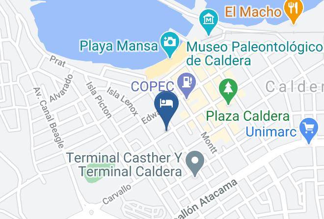 Copiapo Province - Hotel Bahia Caldera Maps