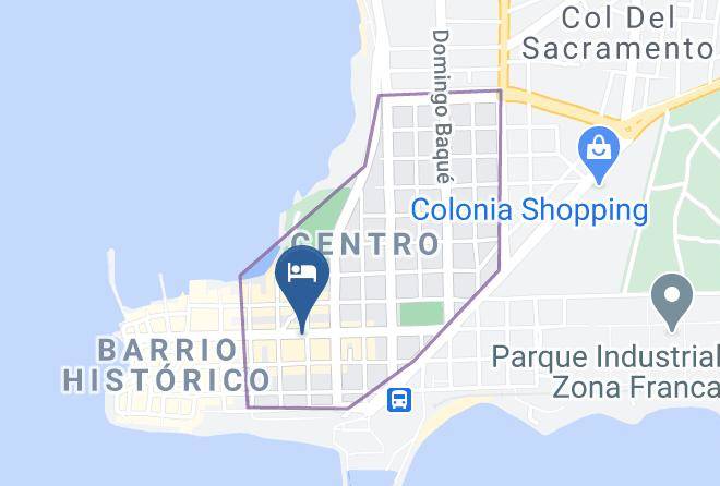 Colonia Del Sacramento - Hotel Bahia Centro Maps