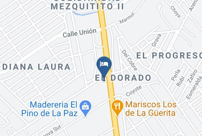 La Paz - Hotel Bahia Dorada Maps