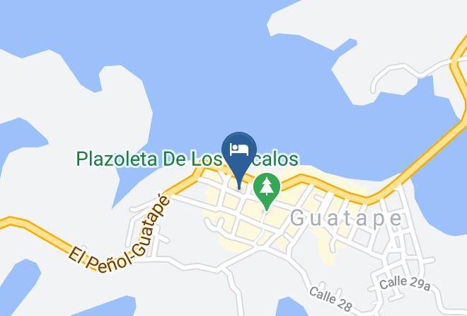 Guatape - Hotel Bahia Guatape Maps