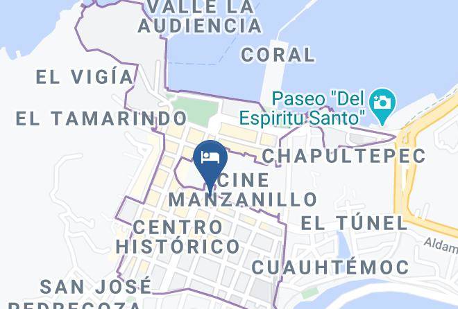 Manzanillo - Hotel Bahia Manzanillo Maps