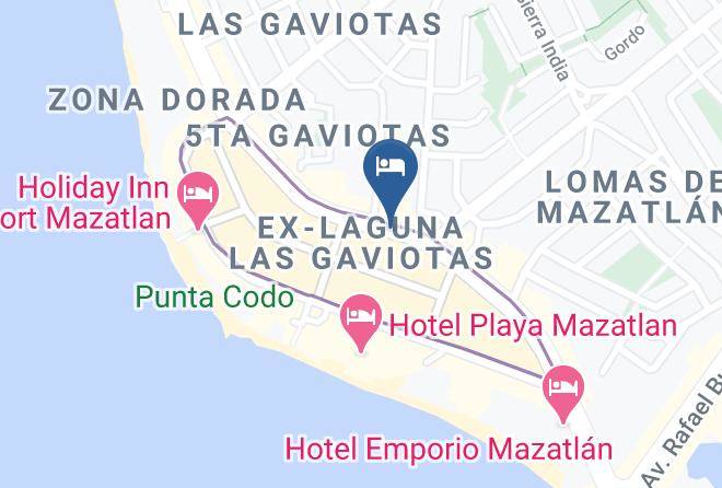 Mazatlan - Hotel Bahia Mazatlan Maps
