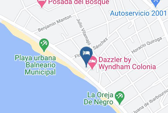 Colonia Del Sacramento - Hotel Bahia Playa Maps