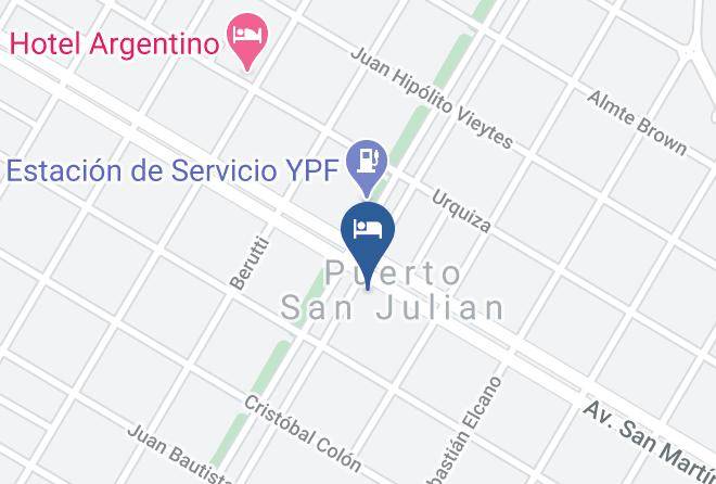Magallanes Department - Hotel Bahia Maps