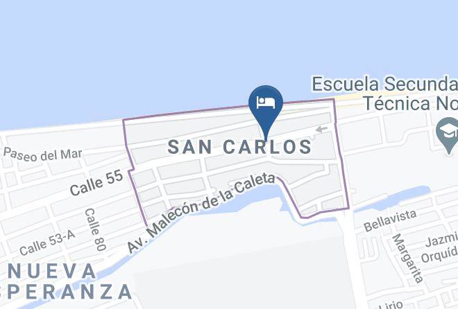 Carmen - Hotel Bahia San Carlos Maps