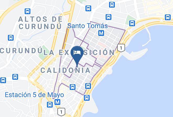 Calidonia - Hotel Bahia Suites Maps