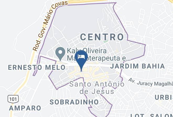 Santo Antonio De Jesus - Hotel Bahia Sul Maps