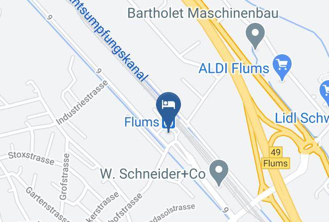 Sargans - Hotel Bahnhof Ag Maps