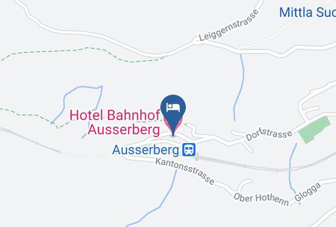 Raron - Hotel Bahnhof Ausserberg Maps