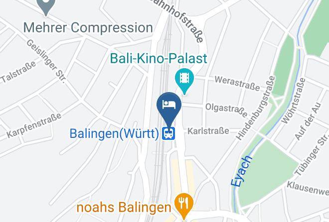 Hotel Bahnhof Balingen Map