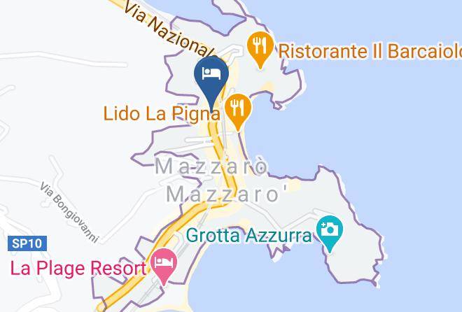 Messina - Hotel Baia Azzurra 4 Stelle Maps