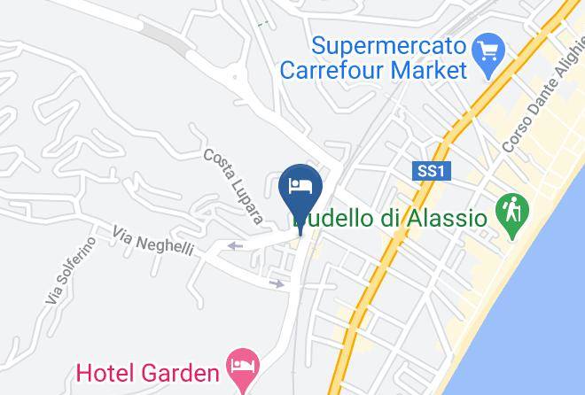 Savona - Hotel Baia Blu Maps