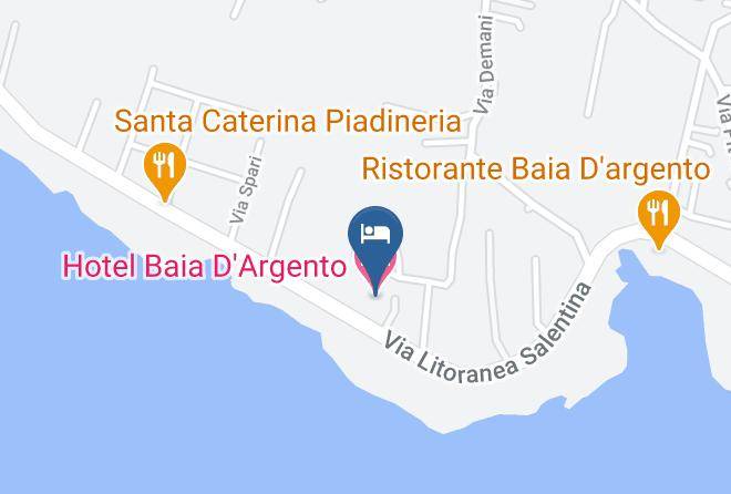 Taranto - Hotel Baia D'argento Maps