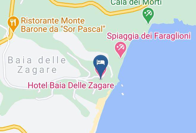 Hotel Baia Delle Zagare Map