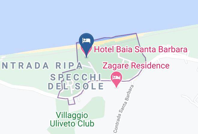 Foggia - Hotel Baia Santa Barbara Maps