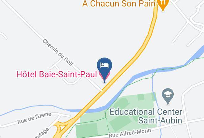 Hotel Baie Saint Paul Map