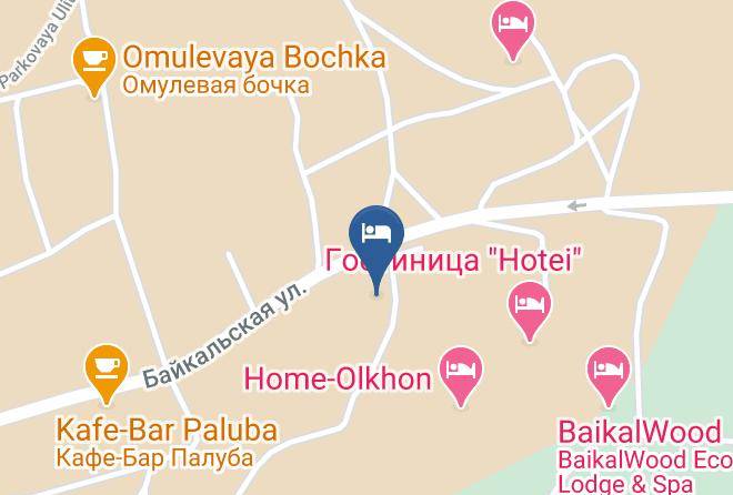 Olkhonsky District - Hotel Baikalsky Maps