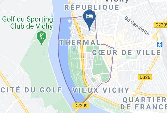 Allier - Hotel Bains Callou Maps