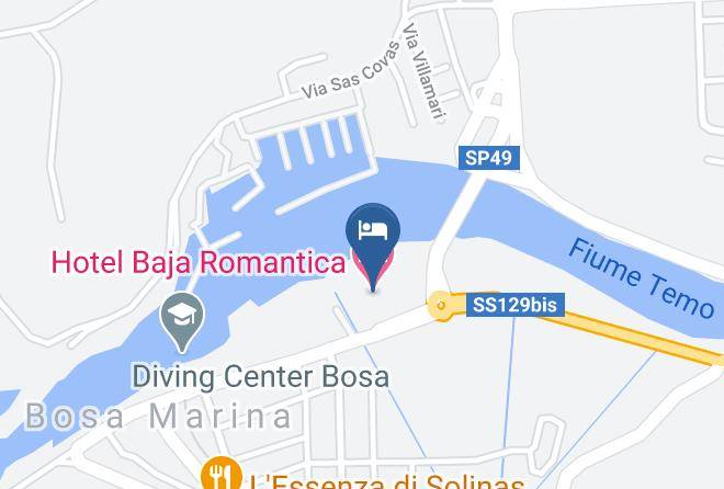 Oristano - Hotel Baja Romantica Maps