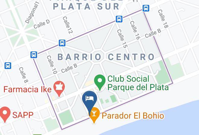 Parque Del Plata - Hotel Bajada 11 Maps