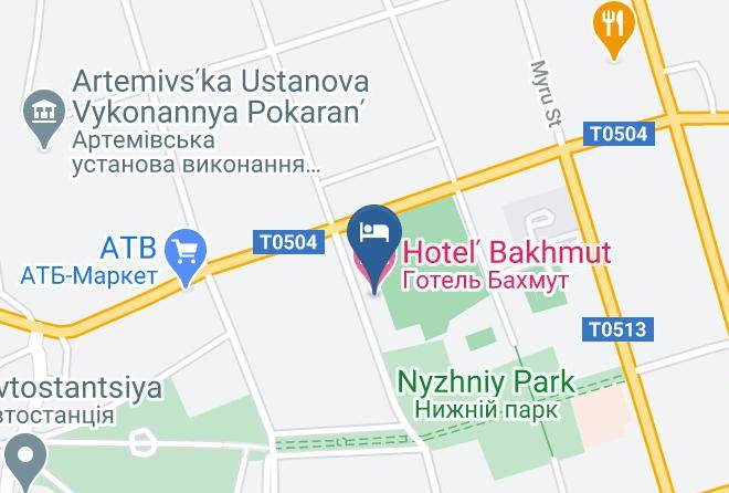 Artemivs K - Hotel Bakhmut Maps