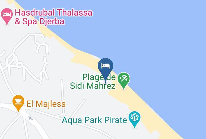 Djerba - Hotel Bakour Beach Maps
