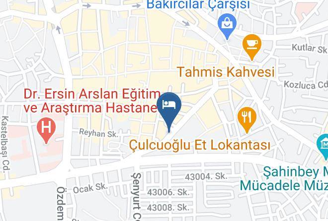 Sahinbey - Hotel Bal Palas Maps