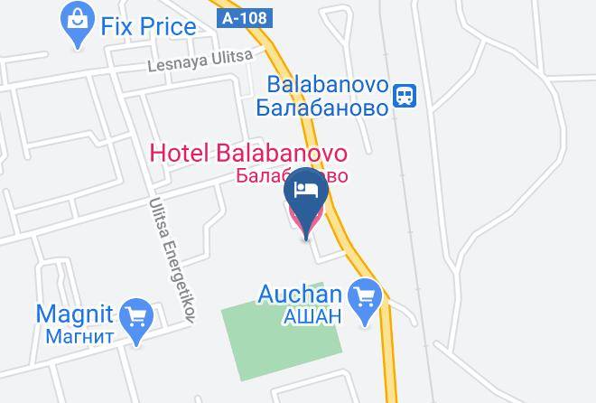 Hotel Balabanovo Map