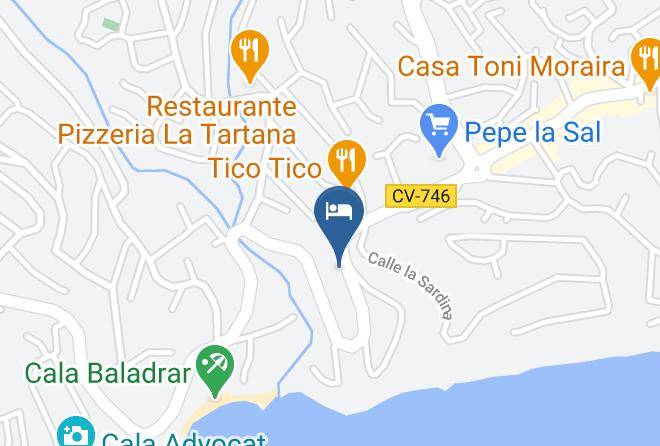 Alicante - Hotel Baladrar Maps