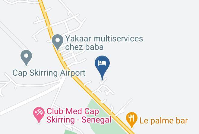 Oussouye - Hotel Balafon Maps