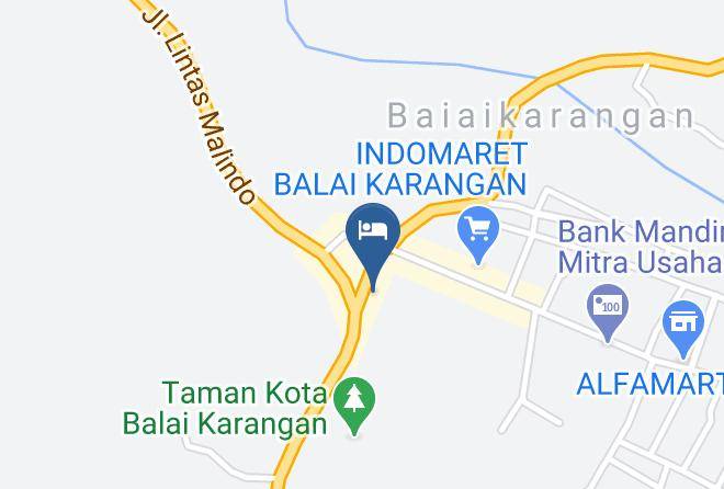 Sanggau Regency - Hotel Balai Indah Maps