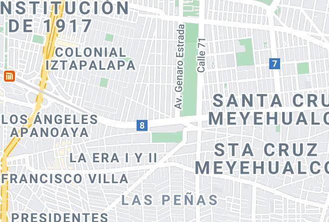 Iztapalapa - Hotel Balam Nah Maps