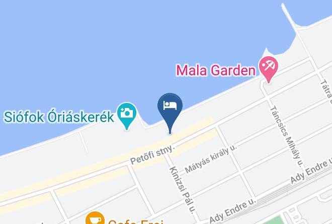 Siofok - Balaton Hotel & Restaurant Maps