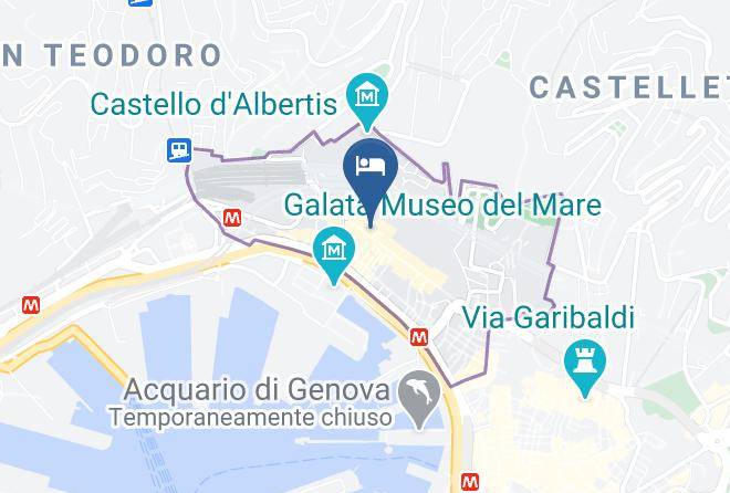Genoa - Hotel Balbi Maps