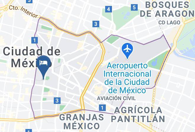 Venustiano Carranza - Hotel Balbuena Maps