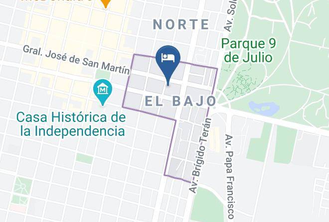 Tucuman City - Hotel Balcarce Maps