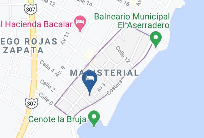 Bacalar - Hotel Balche Maps