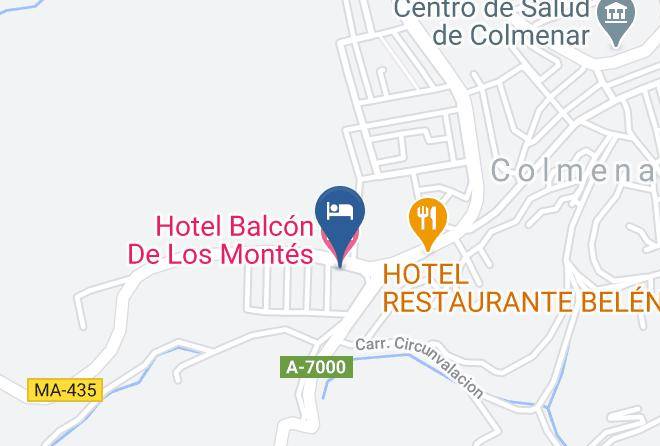 Malaga - Hotel Balcon De Los Montes Maps